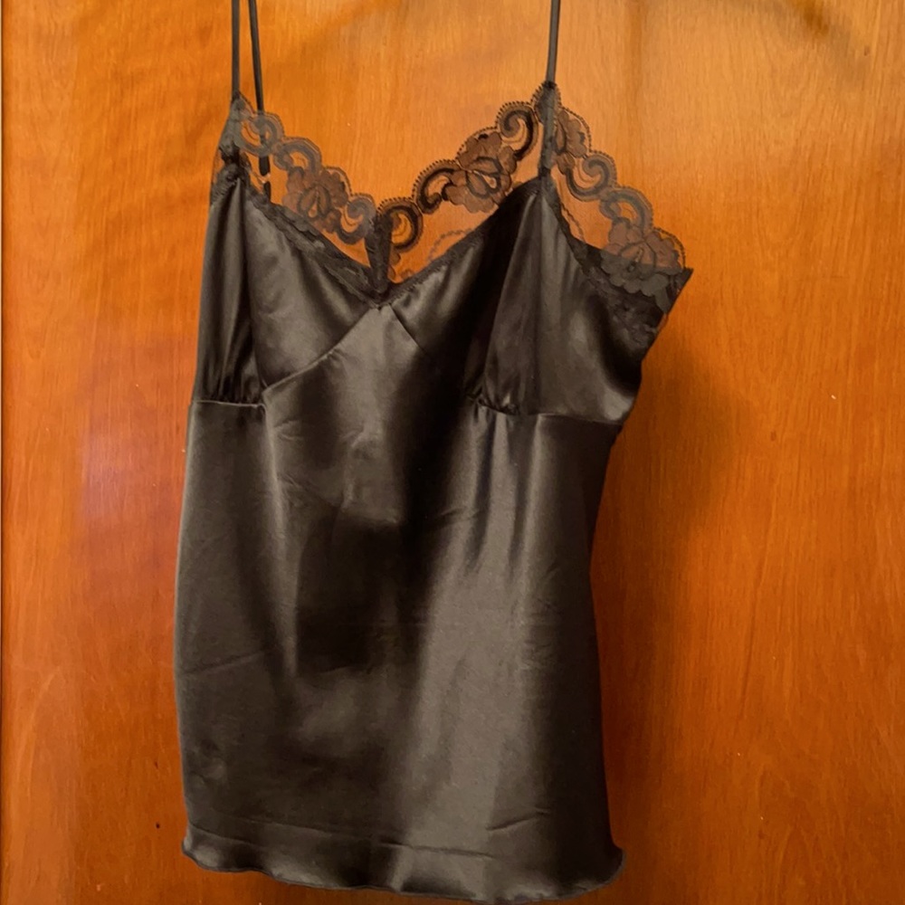 Trina Turk size M black silk camisole